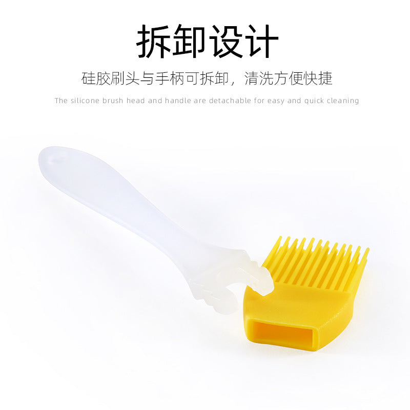 BBQ Brush Spot Baking Silicone Brush Oil Brush Food BBQ Cooking Brush Seasoning Brush, BBQ Brush Small
