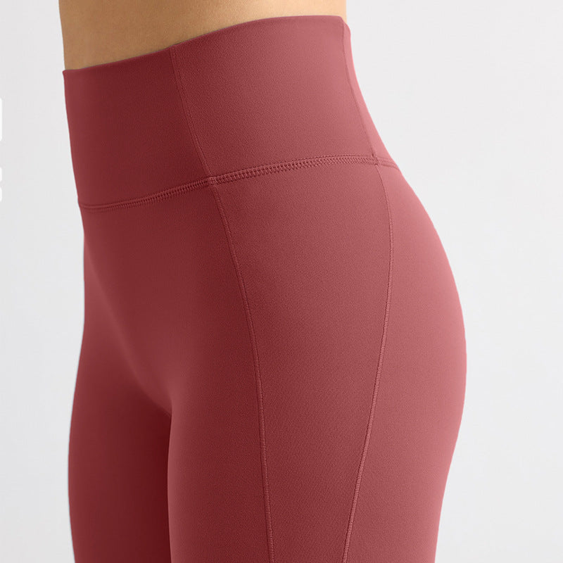 Fashion cross-border nude yoga clothes for women, tight-fitting, quick-drying yoga bra, outdoor running fitness clothes, sports suit