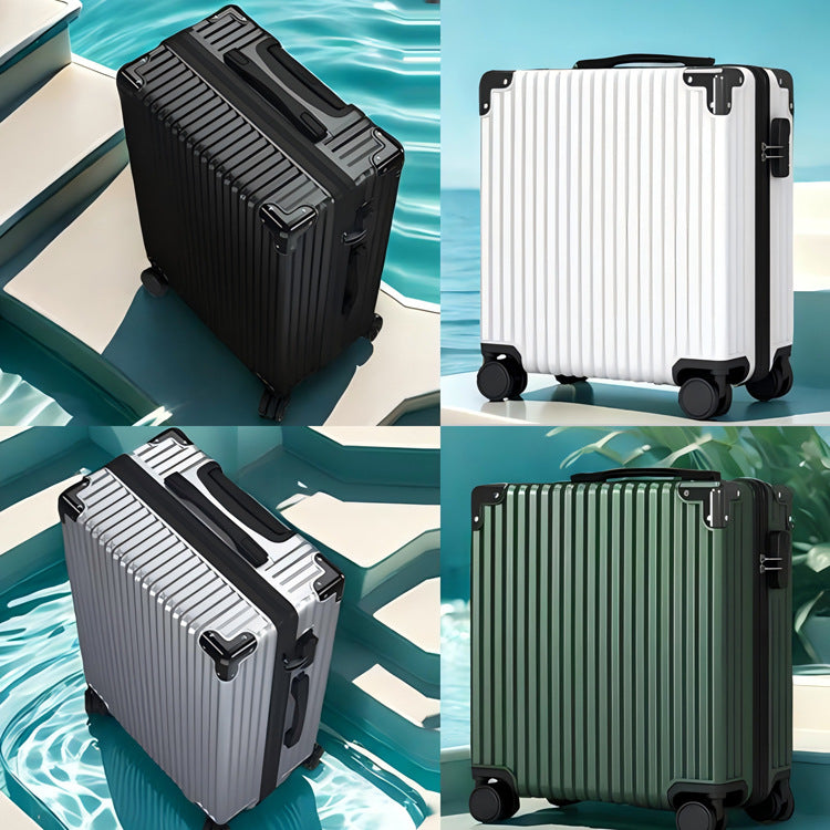 New 18-inch universal wheel trolley case 20-inch boarding case password bag suitcase candy-colored suitcase