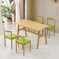 Dining table and chair combination, multi-functional breakfast shop, one table and four chairs, economical rental room dining table, casual rectangular dining table