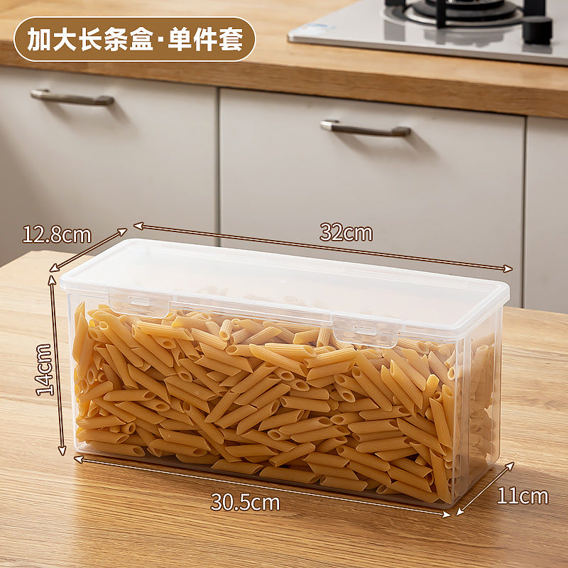 Kitchen Grains Storage Box with Lid Noodles Egg Storage Box Food Grade Transparent Refrigerator Fresh Storage Box