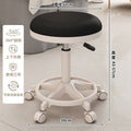 Beauty stool adjustable rotate pulley round stool backrest makeup chair dressing chair movable office chair hairdressing stool no