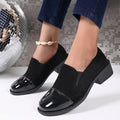 spring/autumn new arrival: plus-size chunky sole leather shoes for cross-border e-commerce. sizes 35-43 available. wholesale options available. dropshipping to  and