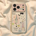 Long hat cat phone case for iphone 18, apple 17 pro max, bowknot star 16, anti-drop protective cover