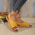 36-43 plus size women's summer sandals: new retro casual versatile sandals for women - comfortable, breathable, soft sole roman sandals