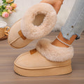 plus sizewinternew arrival fur all-in-one snow boots women's non-slip northeast cotton boots fleece-linedthickenedheattech cotton shoes