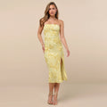 C7742 cross-border    new women's bandeau dress with 3d embroidery, french style banquet dress