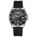 couple fashion sports green water ghost quartz watch casual silicone student quartz watch life waterproof