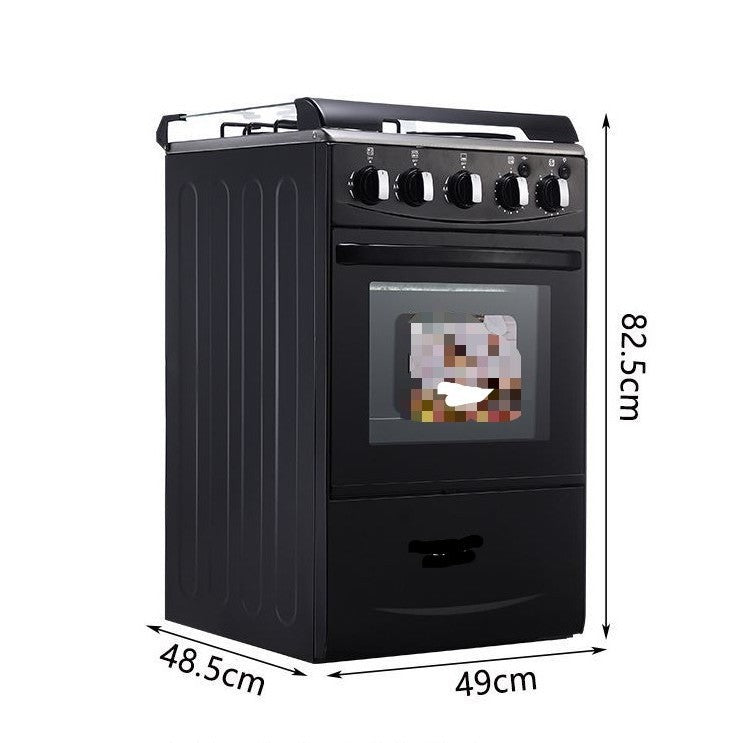 500 four 4 gas stove stove plus storage cabinet all-in-one upright burner machine cabinet low price factory direct sales