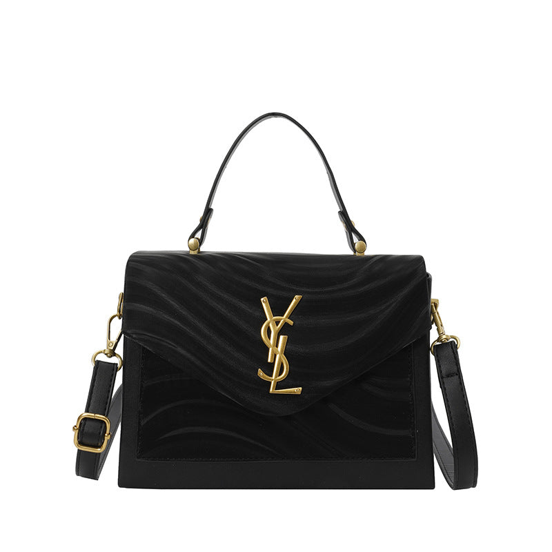 2025 new women's retro small square bag ladies shoulder crossbody commuter messenger bag trendy letter box bag - export quality