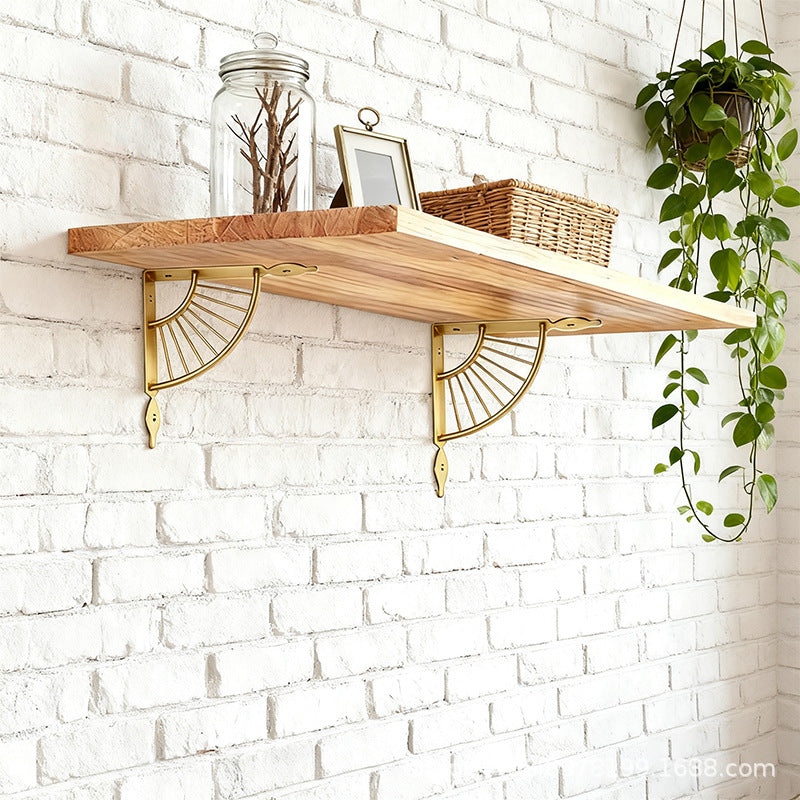 Wall shelf creative simple modern wall hanging living room background wall shelf wall hanging one-word partition bracket