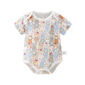 Short-sleeve crawling bunny tee