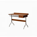 Solid wood desk - retro, compact, light luxury - home study, workstation, minimalist japanese style computer desk, office study table