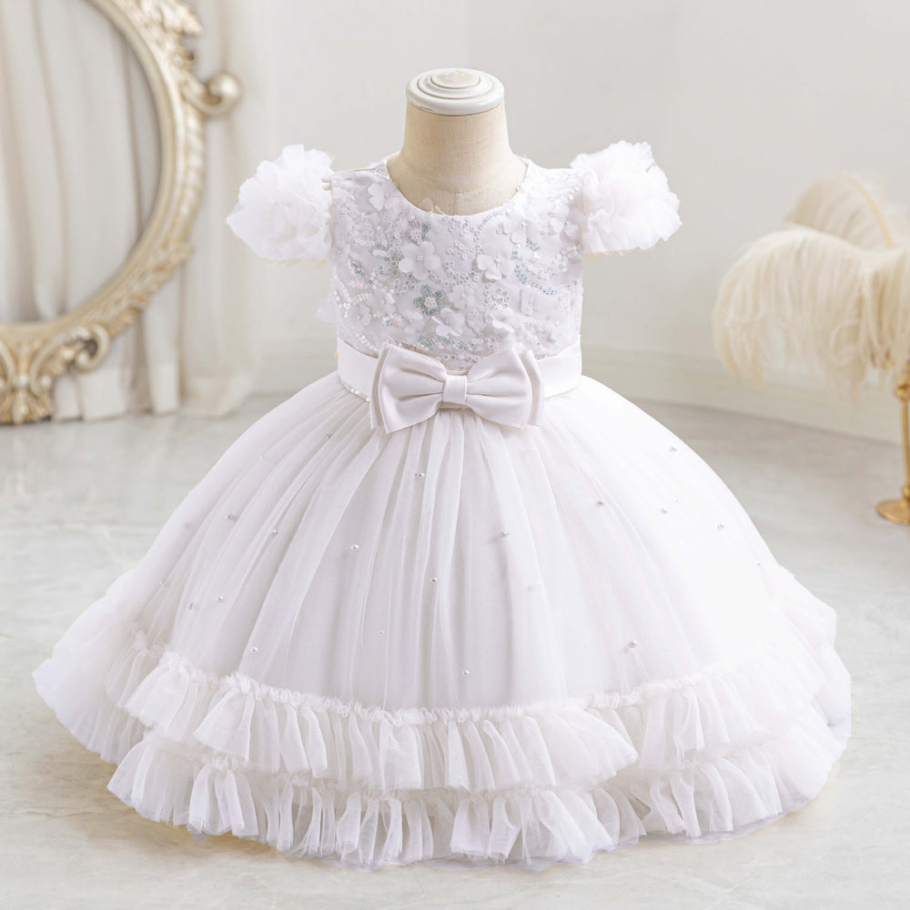 Wholesale new arrival baby girl kids dress sequin tutu princess dress first birthday dress kids dress