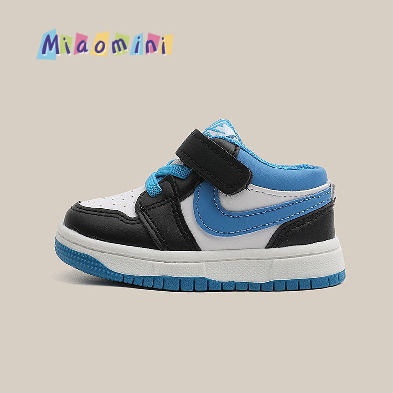 Kids' athletic shoes - boys' and girls' sneakers -  spring/autumn new korean style - boys' baby shoes - white sneakers - first walking shoes