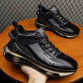 Men's 2025 new winter air cushion running shoes - waterproof, anti-slip, shock-absorbing, breathable men's casual dad shoes