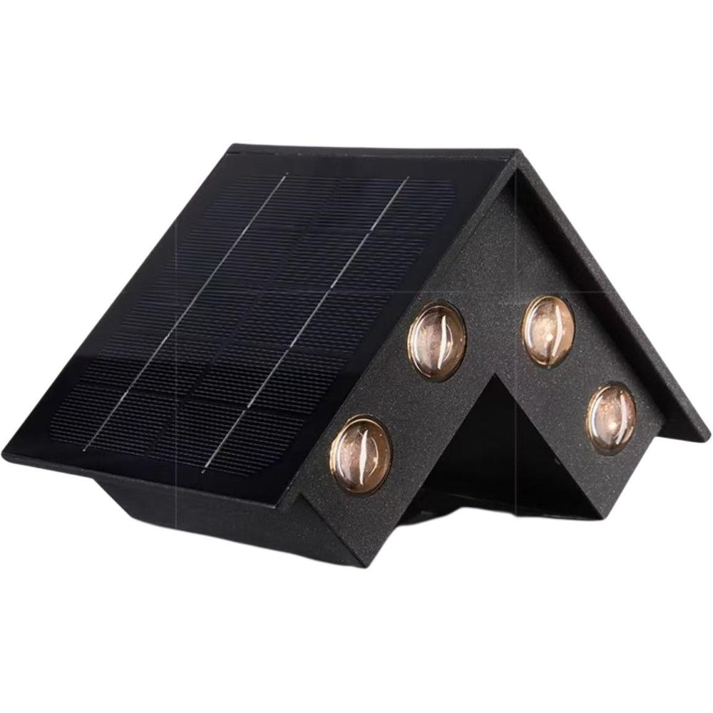 Wall washer outdoor waterproof courtyard wall lamp solar garden wall lamp villa exterior wall fence outdoor corner lamp