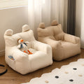 Kids' sofa - baby & toddler cute bear bean bag chair - sit & lie down reading cartoon mini seat