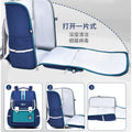 New wholesale student backpacks for boys, grades 1-6. kids' backpacks designed to reduce pressure and protect the spine, featuring a large capacity and customizable printing