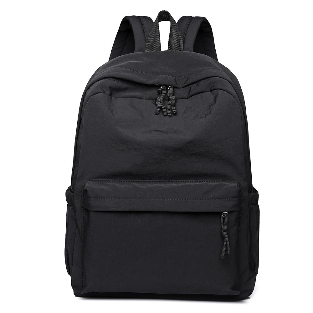 School bag High value Japanese simple campus backpack Korean version of college style student backpack Commuter bag Travel bag