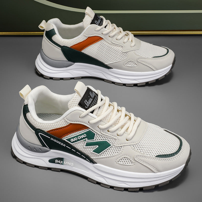 Winternew arrival single mesh cut out breathable dad shoes student easiest for match soft bottom shoes men's non-slipabrasion resistantcasual men's shoes