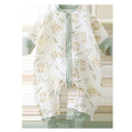 Kids sleeping bag fall and winter style quilted split-leg zipper sleeping bag baby pure cotton type a romper infant anti-kick quilt