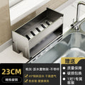 Kitchen sink dishcloth drain rack - multifunctional organizer for sink area, holds sponges, scrubbers, and dish soap