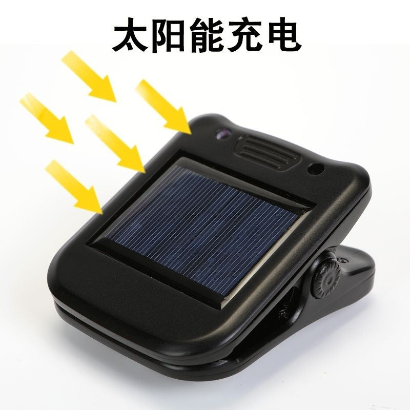 Solar powered mosquito killer lamp - outdoor patio garden waterproof new clip-on wall light with human body sensor