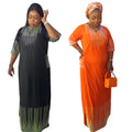 Aliexpress  cross-border sourcing: african fashion women's mid-sleeve everyday commute dress