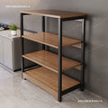 Shelf storage rack floor-standing multi-layer kitchen multi-functional microwave oven storage rack for home simple sundries storage rack