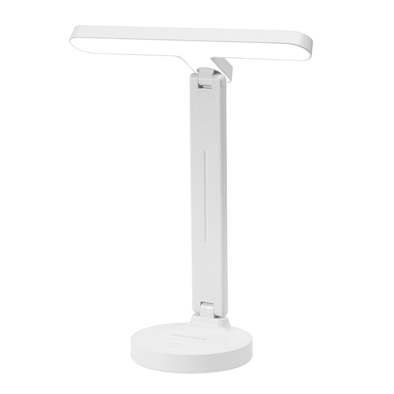Led eye-care desk lamp - perfect for students, reading, dorm room bedside, rechargeable night light, and bedroom ambiance lighting