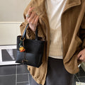 satchelpatchwork bag for women new arrival 2025 super popular large capacity shoulder bucket bag retro niche crossbody bag