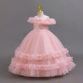 New wholesale girl's dress, fluffy wedding dress, princess dress, flower girl dress, piano recital dress, kids dress