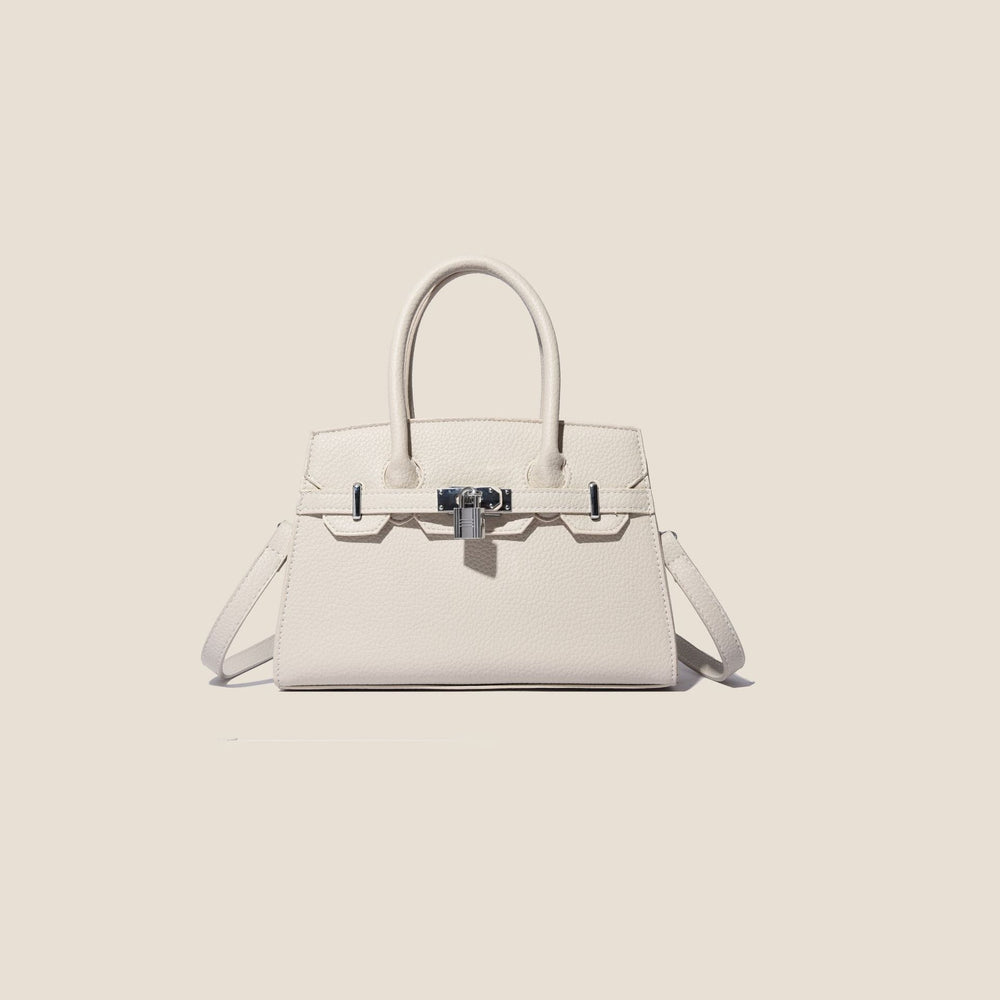 Classy sense cross-border fashion bag women's classic pure color lychee pattern crossbody bag 2026new arrivalaccessible luxurysatchel women's bag