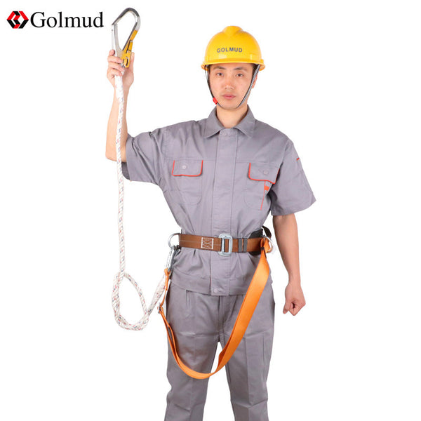 Seat belt High-altitude safety rope set Outdoor pole belt Safety belt Anti-fall electrician Double safety rope belt