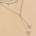 European and american cross-border necklace wholesale: niche, high-end jewelry, light luxury alloy pendant necklaces, women's multi-layer choker accessories