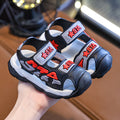 new kids' sandals: summer anti-slip soft sole, velcro closure, for boys (mid-to-large children) and toddlers, perfect for the beach
