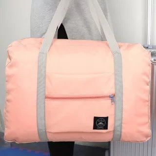 New Korean version travel bag Oxford cloth material clothing storage bag Airplane travel storage bag Large capacity duffel bag