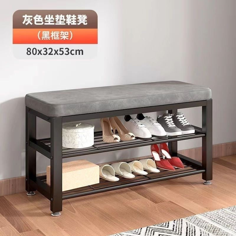 Simple shoe changing stool shoe changing stool coat rack all-in-one entrance storage rack all-in-one shoe changing stool shoe rack all-in-one entrance