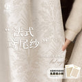 New arrival french iris gauze sun protection and light-proof living room bedroom balcony plant flower jacquard window gauze relief high