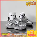 Kids' fashion sneakers:  autumn/winter new arrivals - velcro closure chunky platform leather shoes for boys and girls