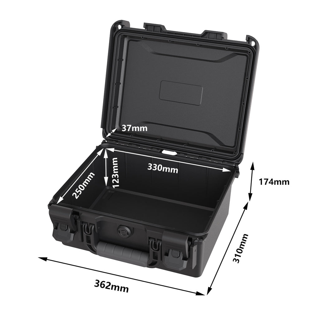 Instrument case Portable plastic toolbox Anti-drop durable plastic protective box Toolbox