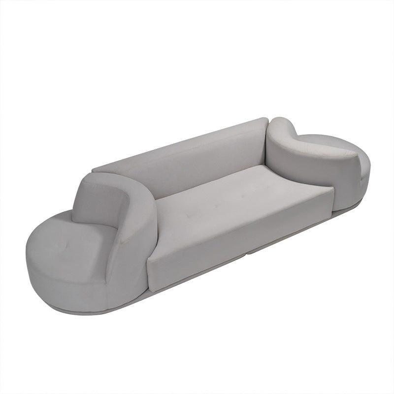 Nandi fabric sofa: designer italian minimalist high-end living room creative rotating multifunctional modular sofa