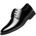 New arrival business formal leather shoes men's casual wedding groom british heightening summer breathable youth pointed toe men's shoes
