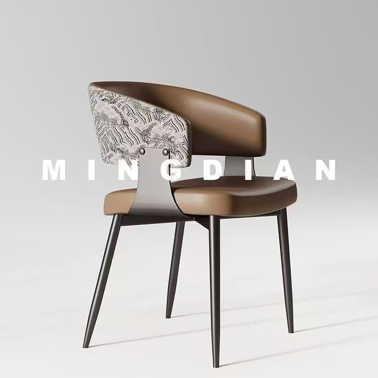 High-end dining chair for home dining table chair accessible luxury tea chair hotel reception negotiation chair casual chair makeup back stool