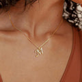 2025 amazon new exquisite women's gold initial necklace - personalized, stylish, elegant, and trendy clavicle chain
