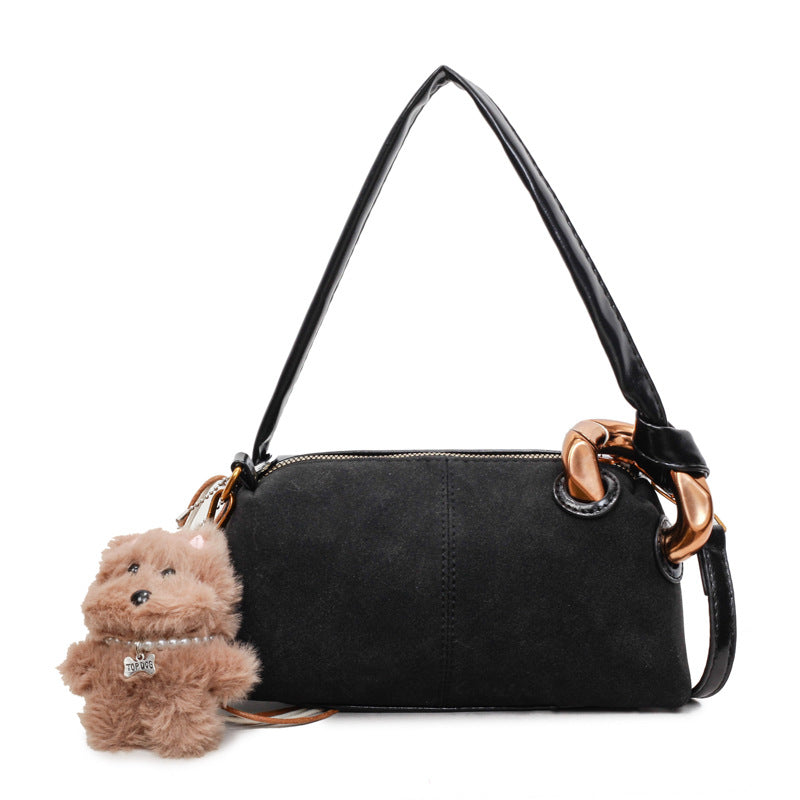 hot-selling bags 2025fall and winter super popular accessible luxury style easiest for match satchel bag frosted high-looking shoulder crossbody bag