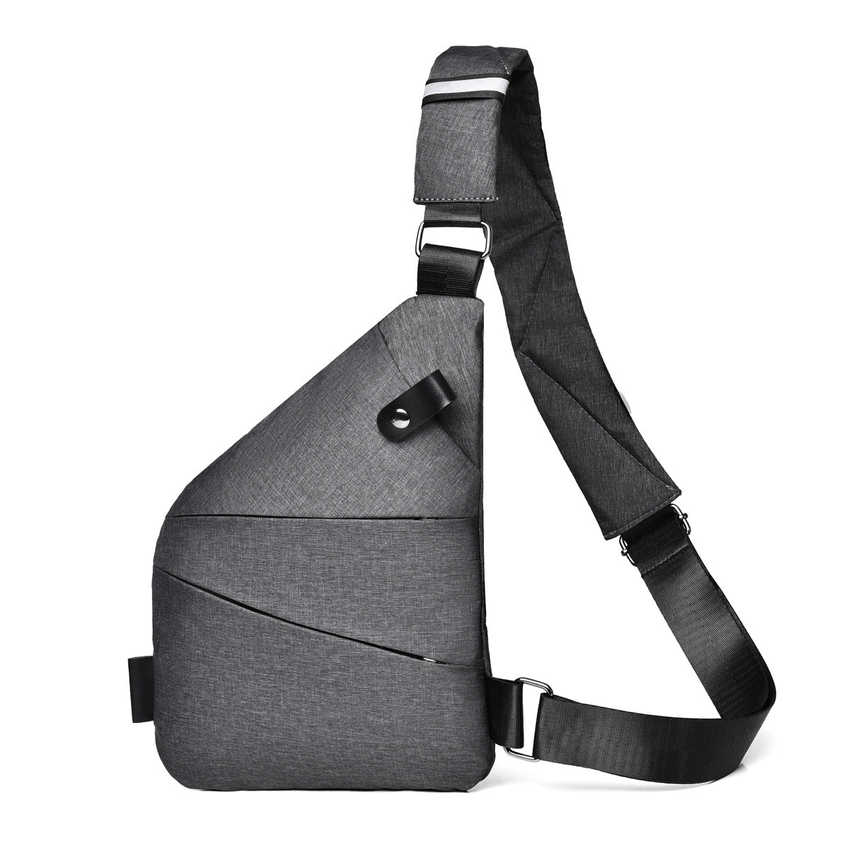 Cross-border  new shoulder bag men's leisure sports light breast bag outdoor leisure messenger bag wholesale delivery