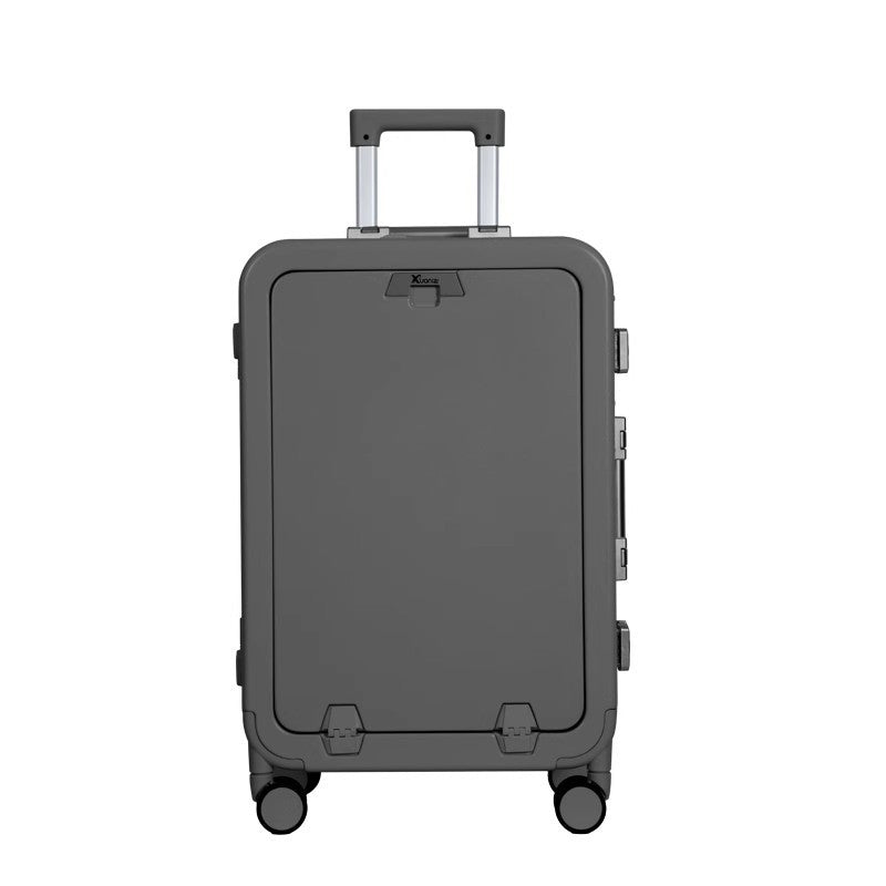 New multifunctional suitcase women's trolley case men's strong and durable student universal wheel password suitcase leather case