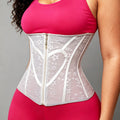 17-bone fashion mesh breathable girdle tight slimming look waistband body shaping pressurized waist support abdominal belt
